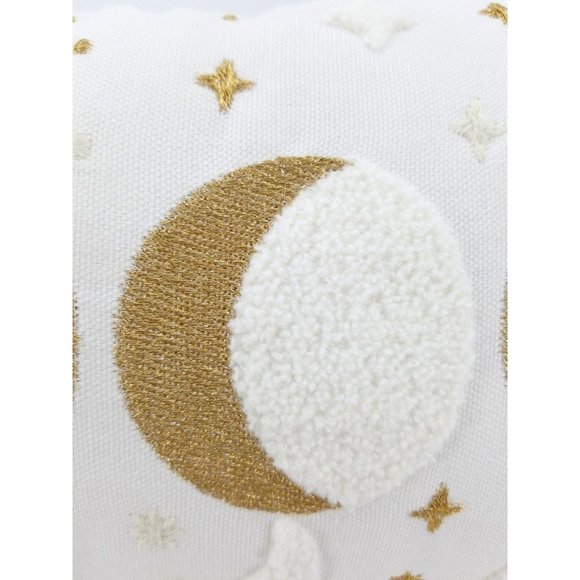 Martha Stewart Moon Phases Celestial Decorative Pillow 10" x 20" - Picture 2 of 8